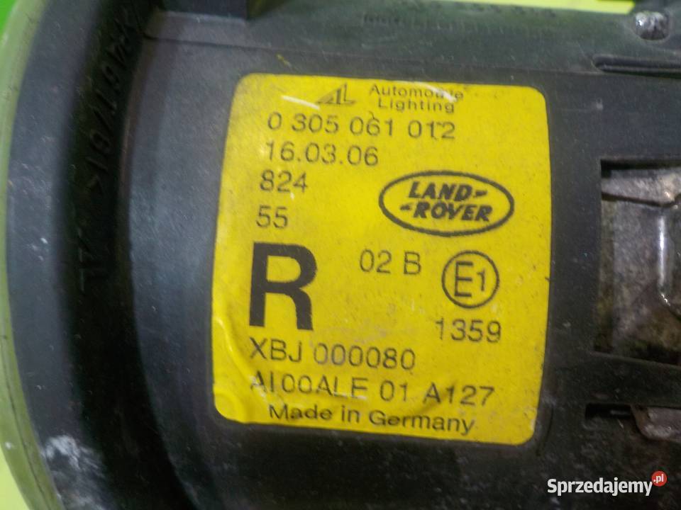 RANGE ROVER SPORT I LIFT 27 TDV6 0513 halogen Suków
