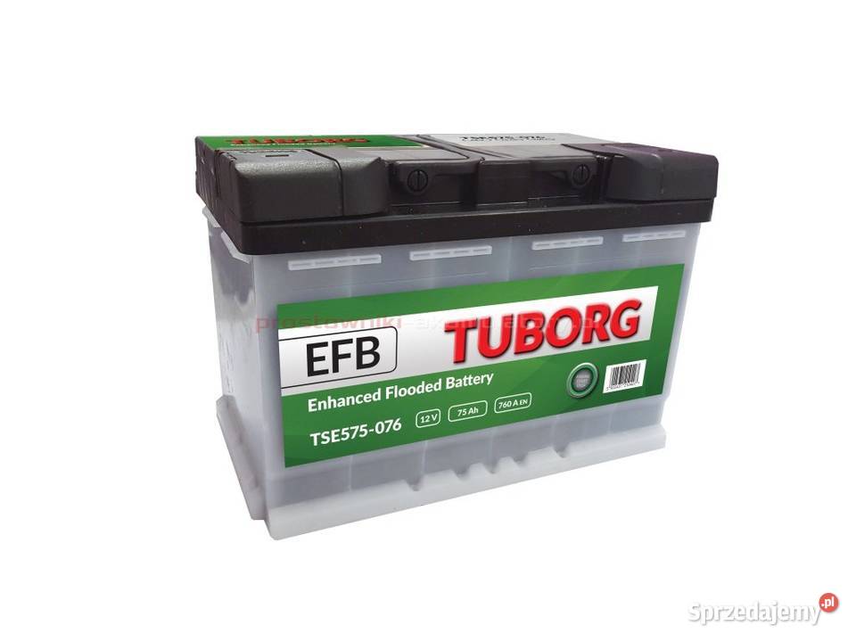 Akumulator Tuborg 12V 75Ah 760A EFB