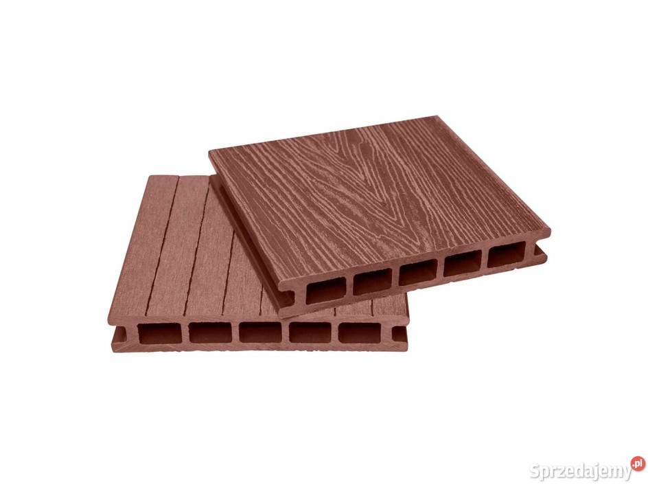Deska tarasowa kompozytowa 160x25mm słoje drewna Wrocław