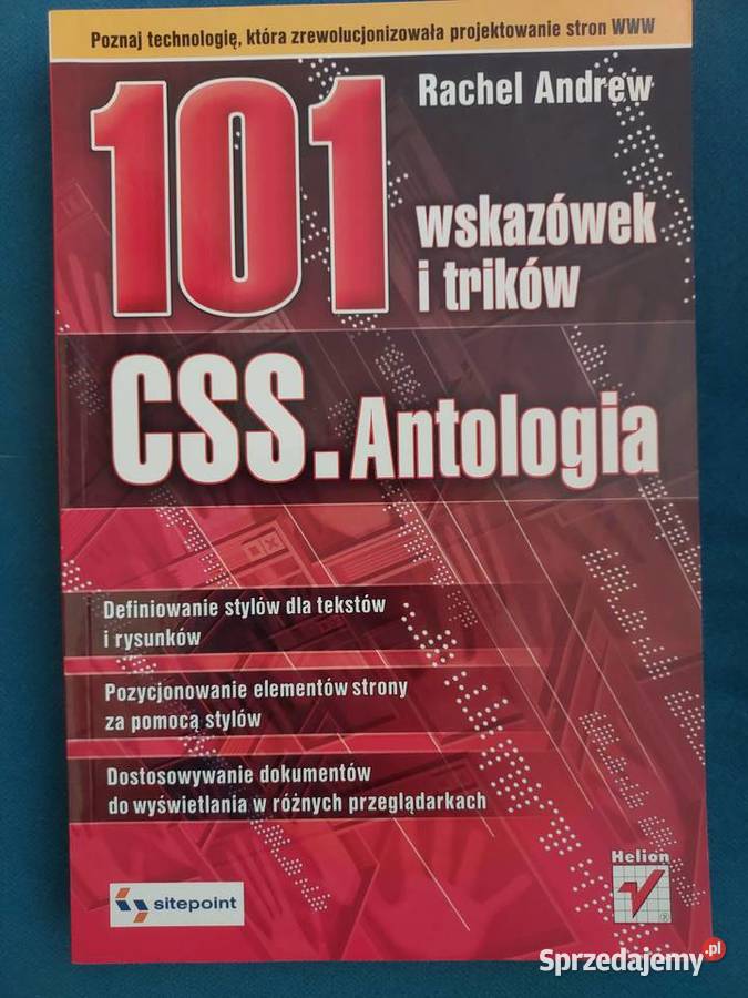 CSS Antologia 101 wskazówek i trików Rachel informatyka, internet Wrocław