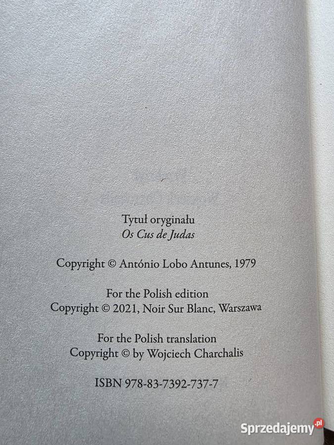 nowa Zadupia António Lobo Antunes Kraków