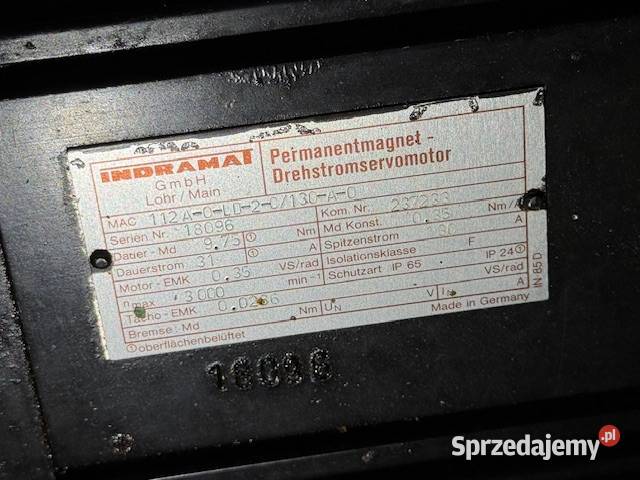 silnik osi Indramat MAC 112A0LD2C130A0 Jastrząb sprzedam