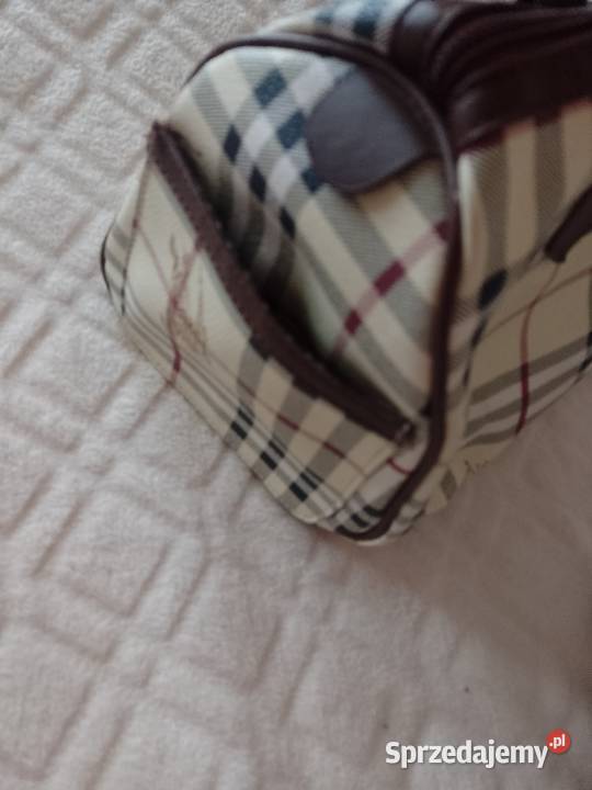 BurberrysEkskluzywna torebka kuferek z Londynu Do ręki Kraków