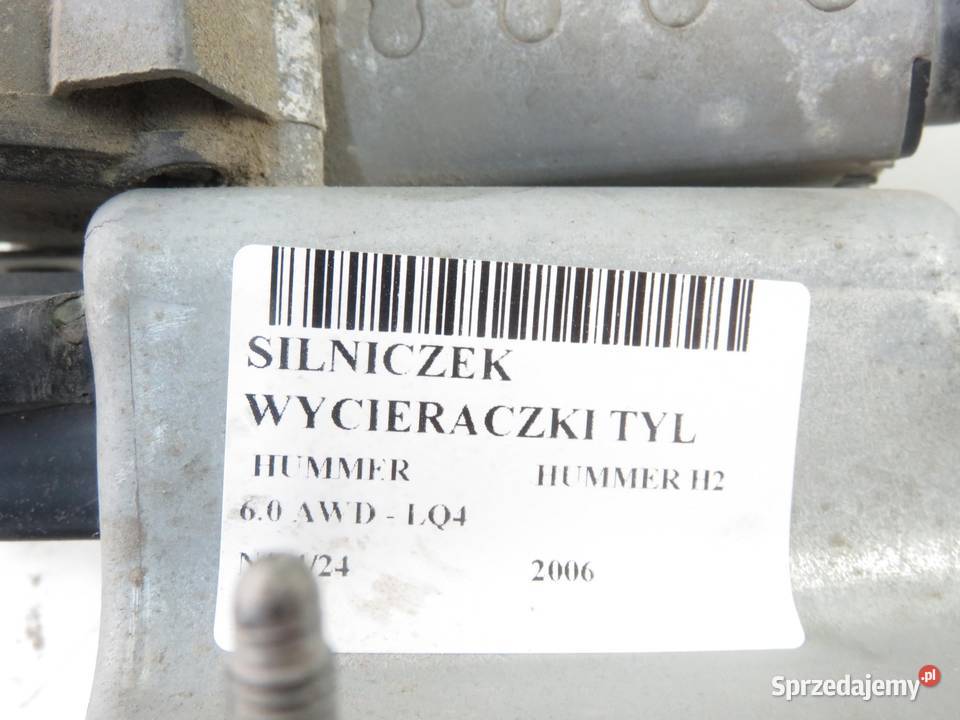 SILNICZEK WYCIERACZKI TYŁ HUMMER H2 15827257