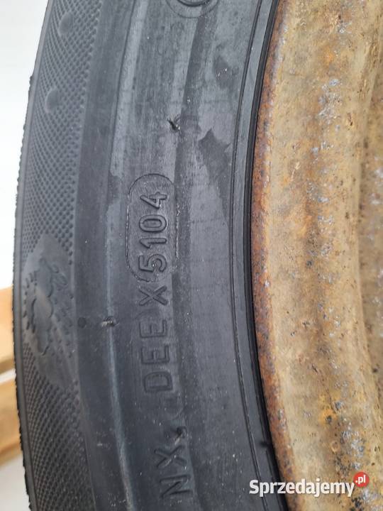 Peugeot Citroen KOŁO ZAPASOWE zapas 18565 R15 Rudka