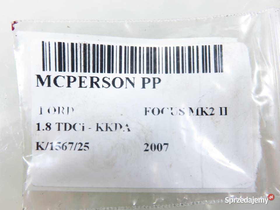 MCPERSON PRAWY PRZEDNI FORD FOCUS MK2 II 18 TDCi osobowe
