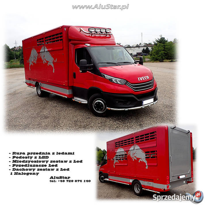 ORUROWANIE iVECO MAN SPRINTER transport zwierzat Starachowice