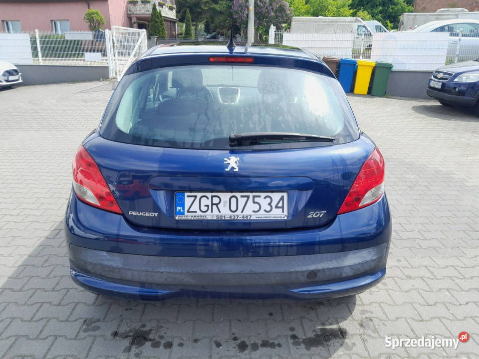 Peugeot 207 14i klimatyzacja alufelgi elektryka aluminiowe felgi zachodniopomorskie Gryfino