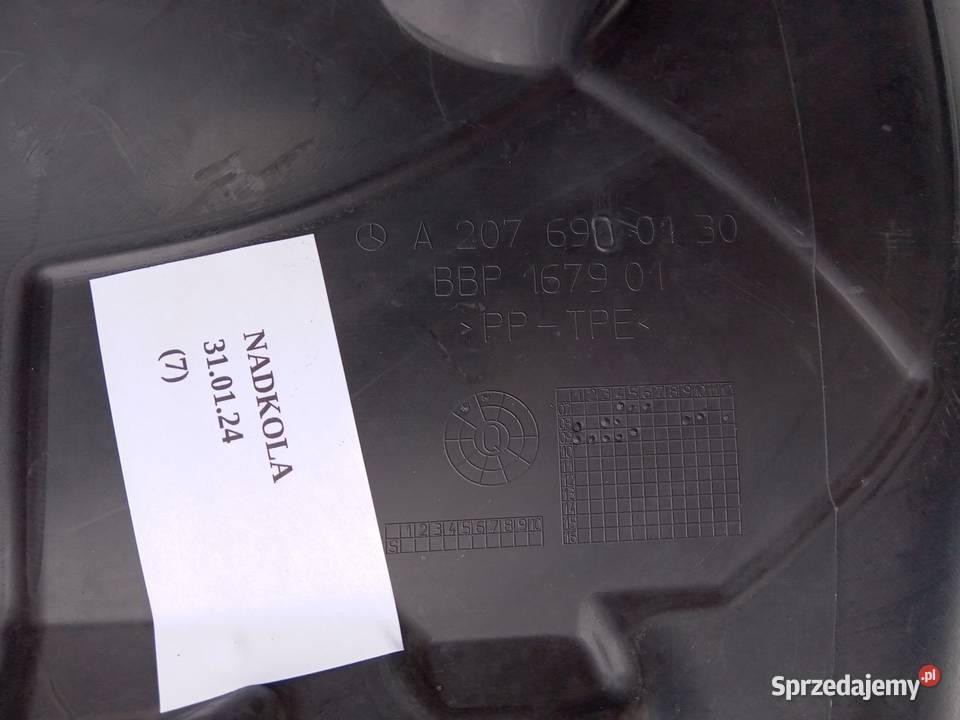 NADKOLE LEWY PRZÓD CZĘŚĆ PRZEDNIA MERCEDES E Nowy Tomyśl