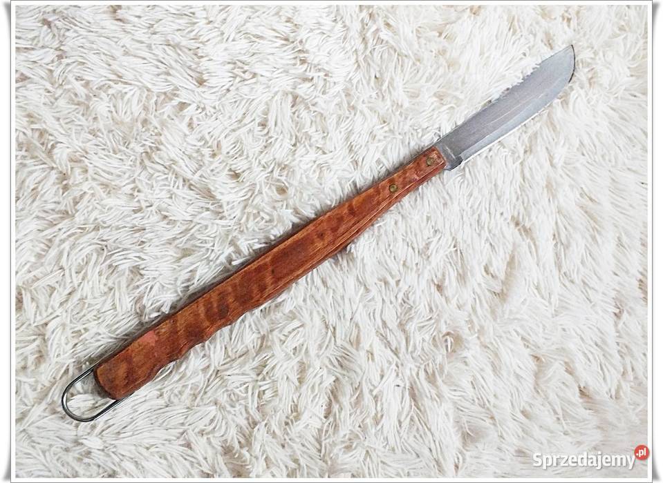 Nóż z hartowanej stali 55 z dłuższą raczką