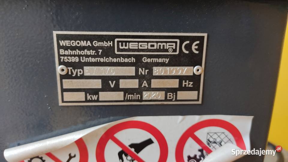 Zaciskarka WEGOMA EV175 Raciąż sprzedam
