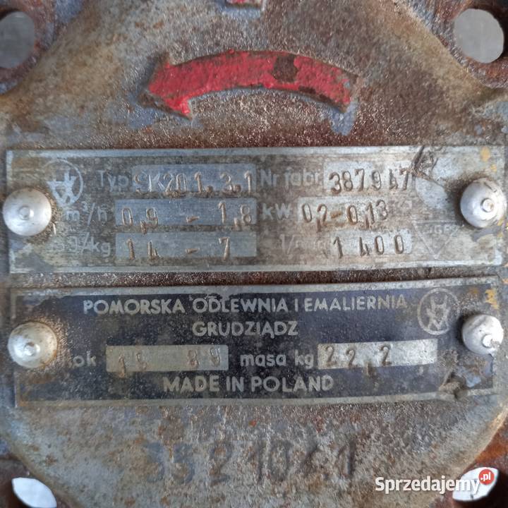 Podstawa pompy hydroforowej Jarosław