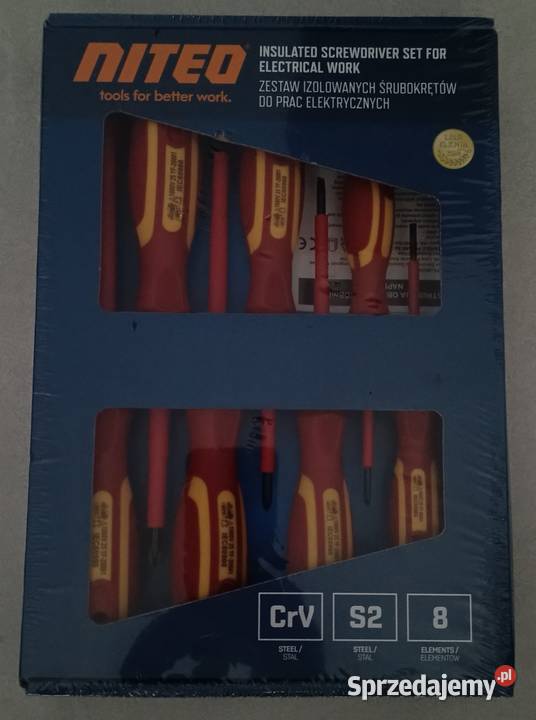 NITEO zestaw izolowanych śrubokrętów do prac Ełk