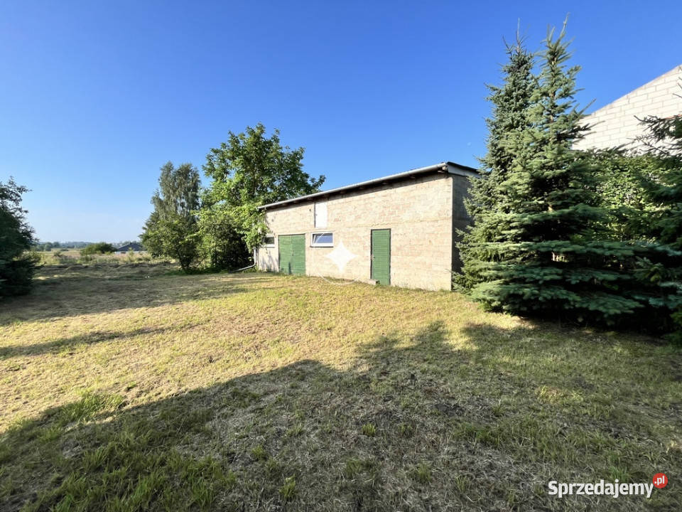 Dom do adaptacji na działce 025 ha Hrubieszów pustak
