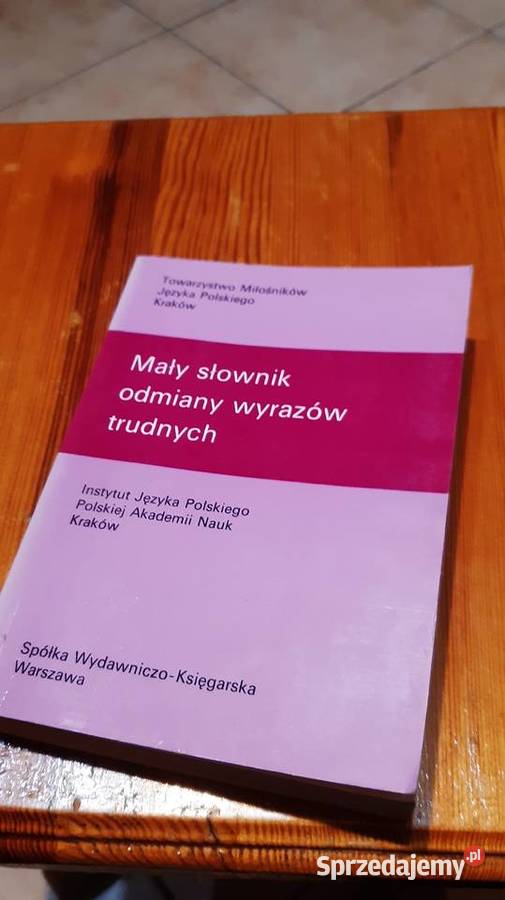 Książka Mały słownik odmiany wyrazów trudnych Janów Lubelski