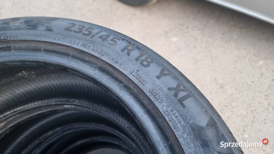 CONTINENTAL PemiumContact 6 XL w rozmiarze 235 Kraków sprzedam