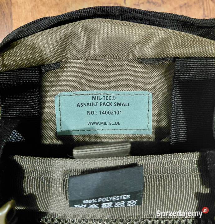 Torba zrzutowa MILTEC assault pack small custom dolnośląskie Wrocław