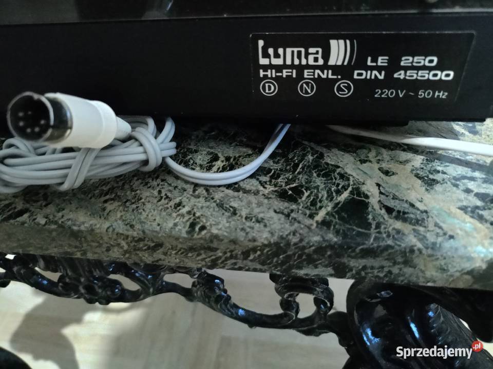 Zabytkowy Gramofon LUMA LE 250 HiFi Vintage Drawski Młyn