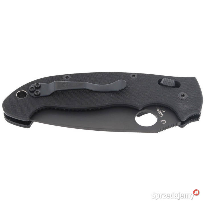 Nóż składany Spyderco Manix 2 XL Black G10 Black Warszawa