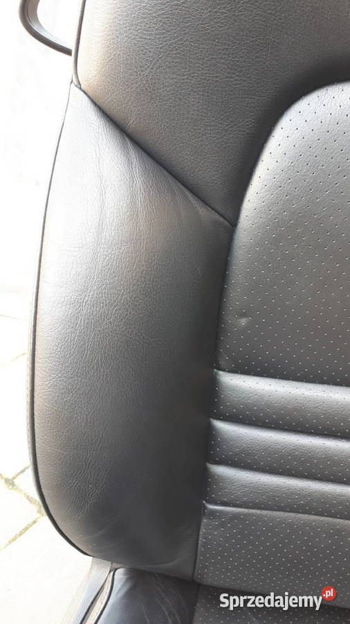 Fotele SKÓRA 407 coupe siedzenia komplet zestaw Poznań
