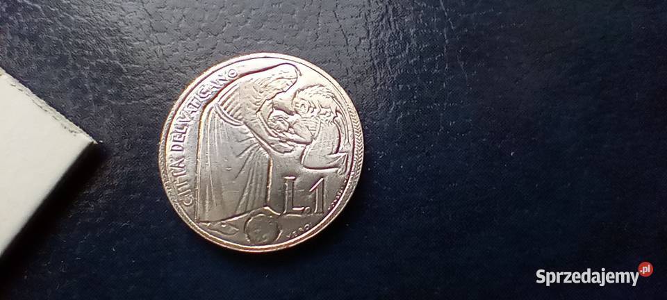 Stare monety 1 lir 1975 Watykan Święty