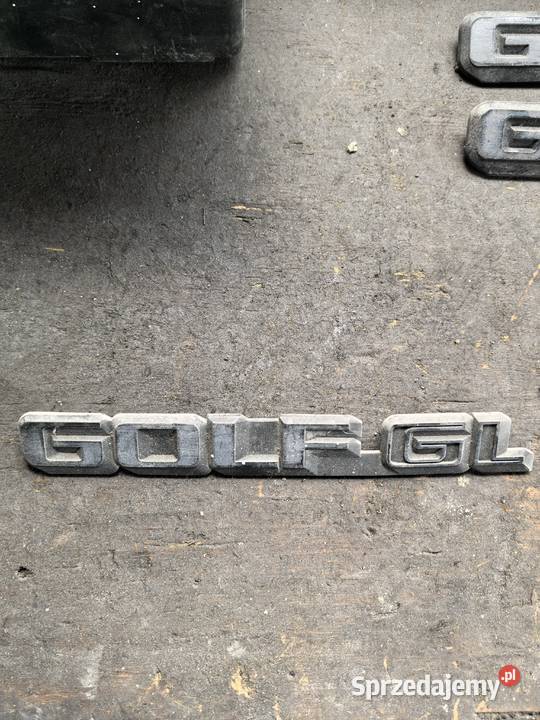 Emblemat znaczek napis Golf GL mk2 Mościska