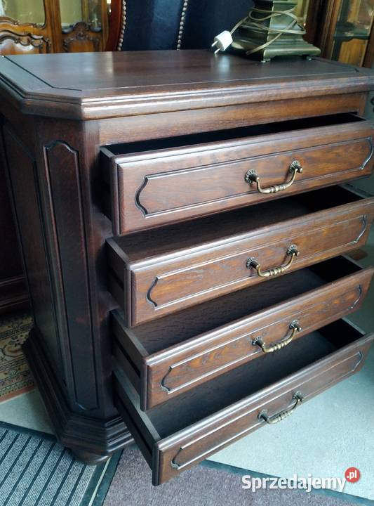 Dębowa komoda z szufladami Białystok