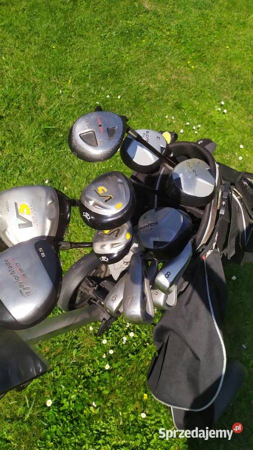 Zestaw kije golfowe torba i wózek trzy kołowy na Biała Podlaska sprzedam