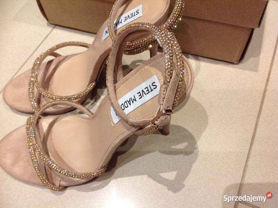 Sandałki na Obcasie STEVE MADDEN 37 j Nowe Nowa Sól sprzedam