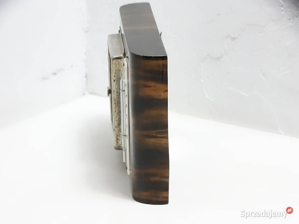 Stary Barometr Biurkowy Lufft Art Deco Drewno