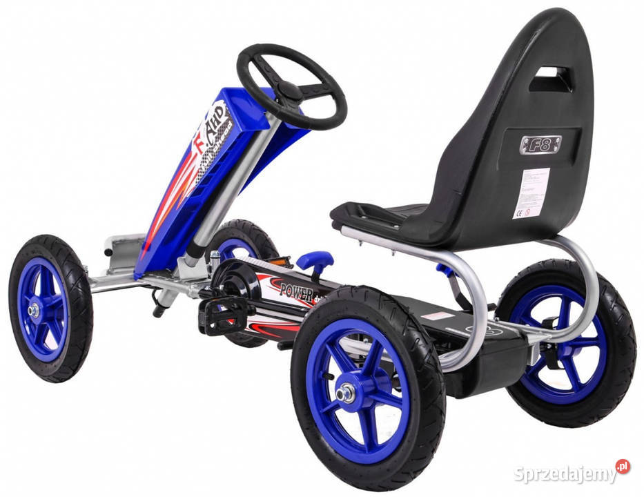 Gokart Full Ahead niebieski pompowane koła 32 Warszawa sprzedam