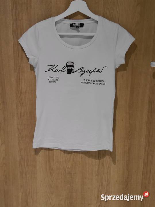 Karl Lagerfeld fajna bluzka gumowane logo 36 S dolnośląskie Wrocław