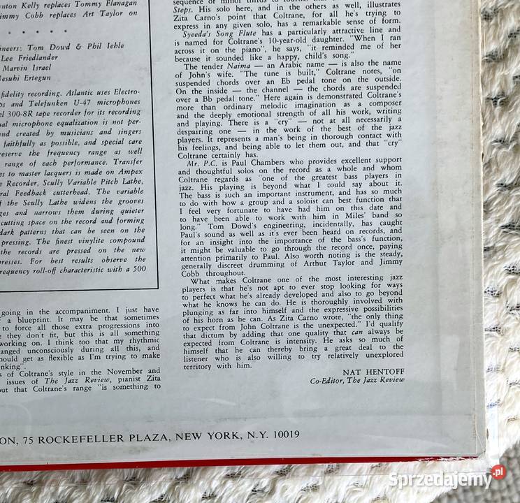 John Coltrane Giant Steps Szczecin