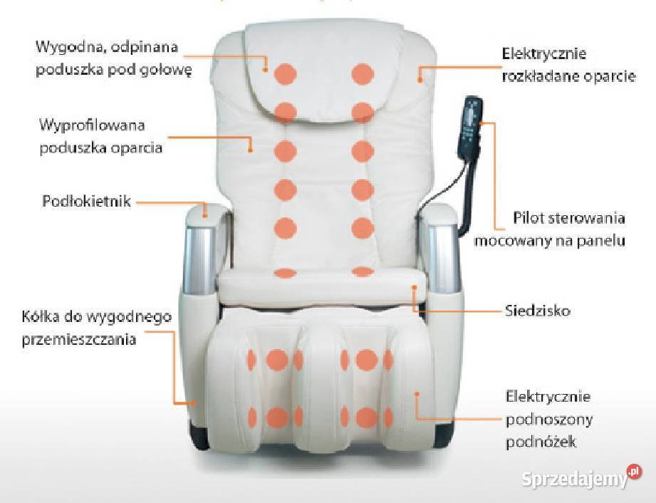 Paris fotel masujący prowellness do masażu Kępno