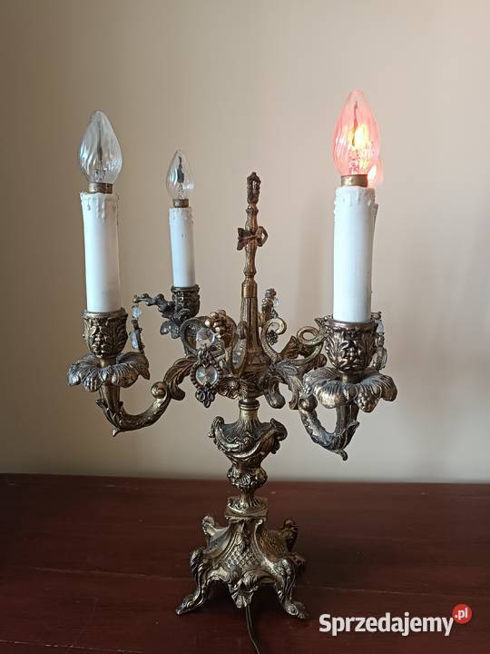 Lampa antyczna kandelabr Budzyń