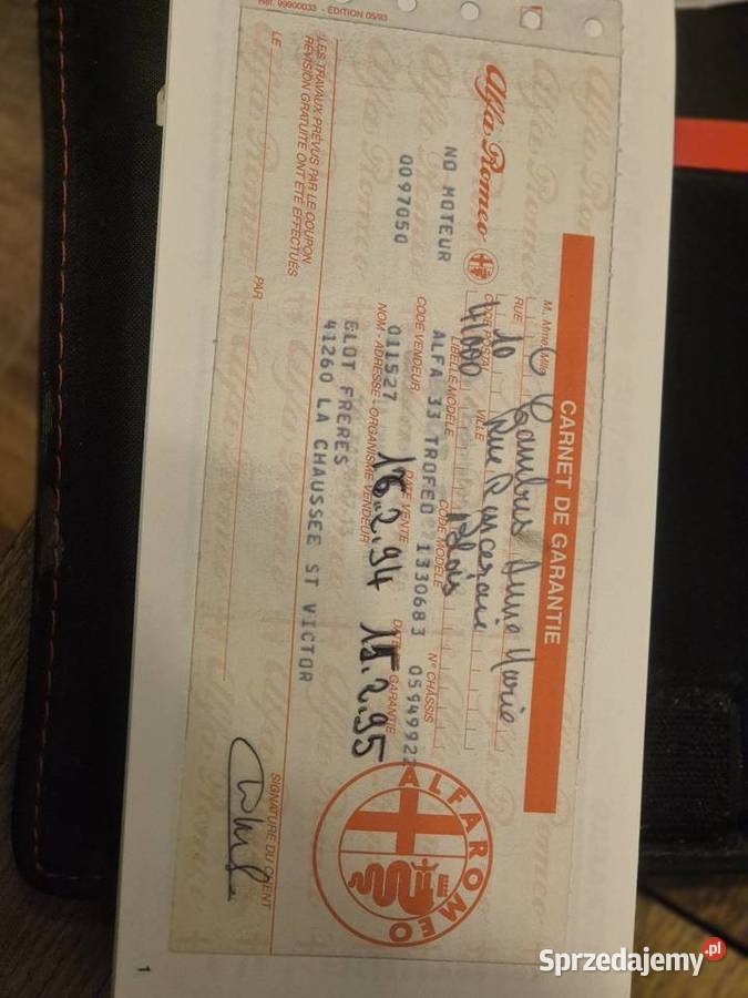 Alfa romeo 33 Trofeo 94 r bez korozji 33 Łódź