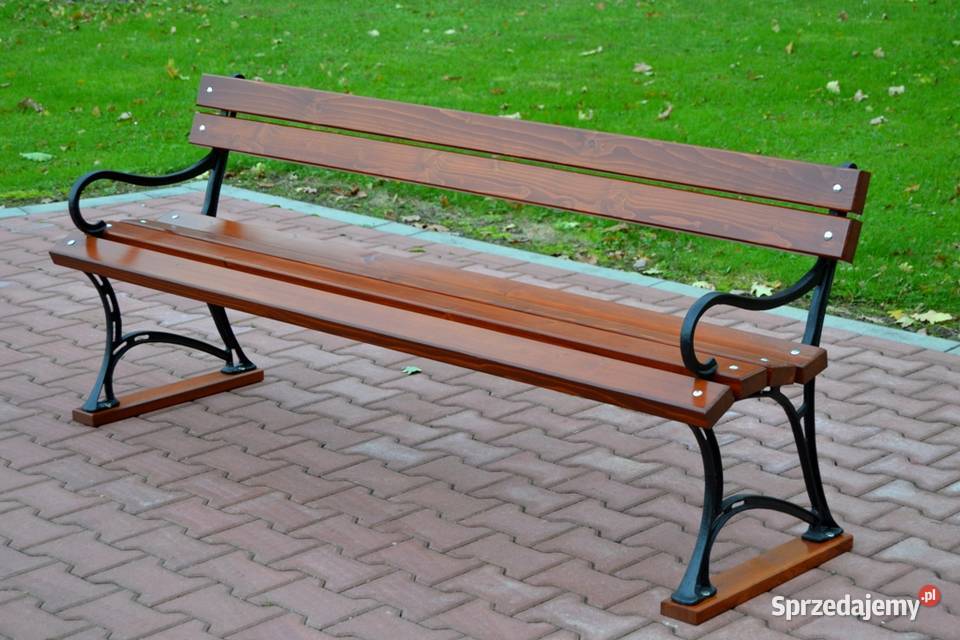 Ławka parkowa miejska królewska z
