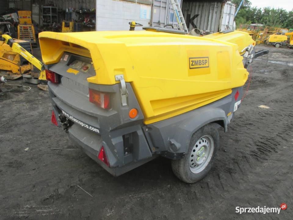 Sprężarka śrubowa kompresor Atlas Copco XAS87KD nie Pleszew