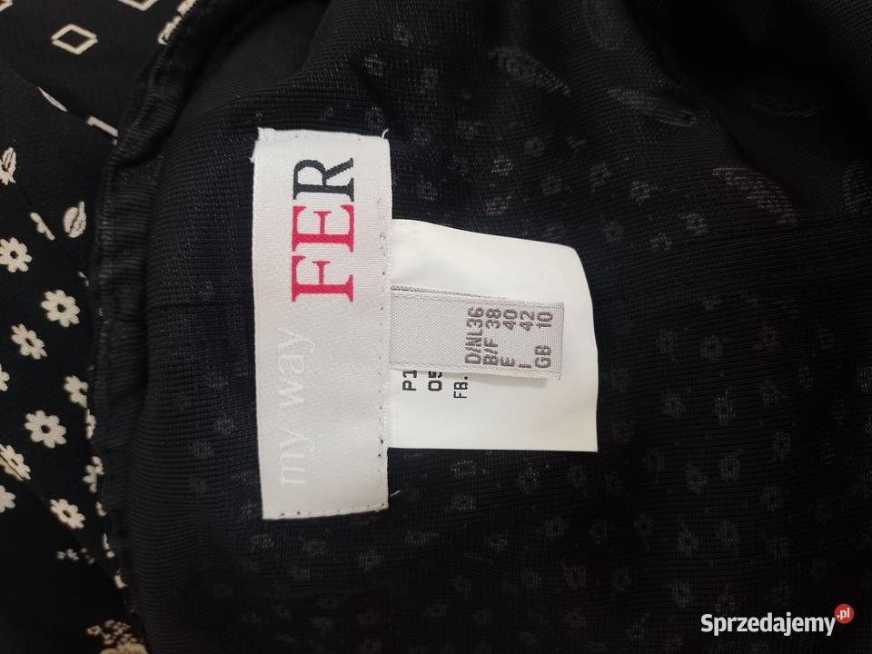 spódnica lekka czarna damska Inny materiał Jaworzno