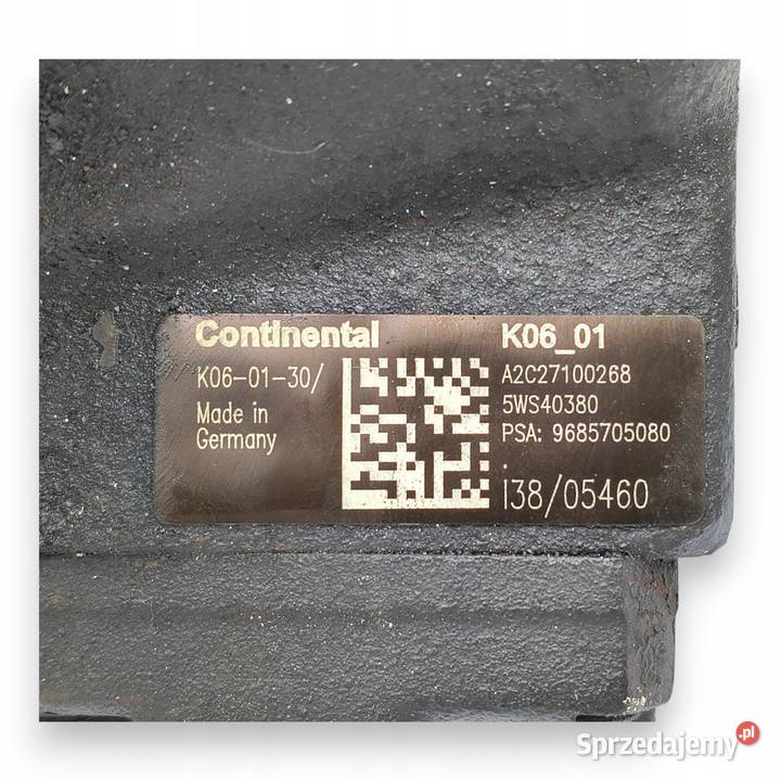 POMPA WTRYSKOWA Ford Galaxy S 20 TDCi 5WS40380 Pompy wtryskowe Chełm