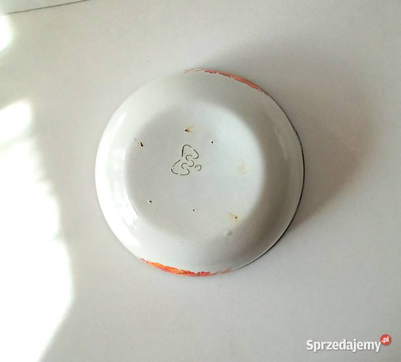 Miska emaliowana z PRLu vintage Łódź sprzedam