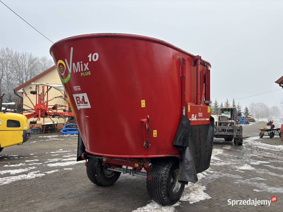 Paszowóz BVL Vmix 10m3 plus wóz paszowy 2011 r Do hodowli zwierząt Myszyniec