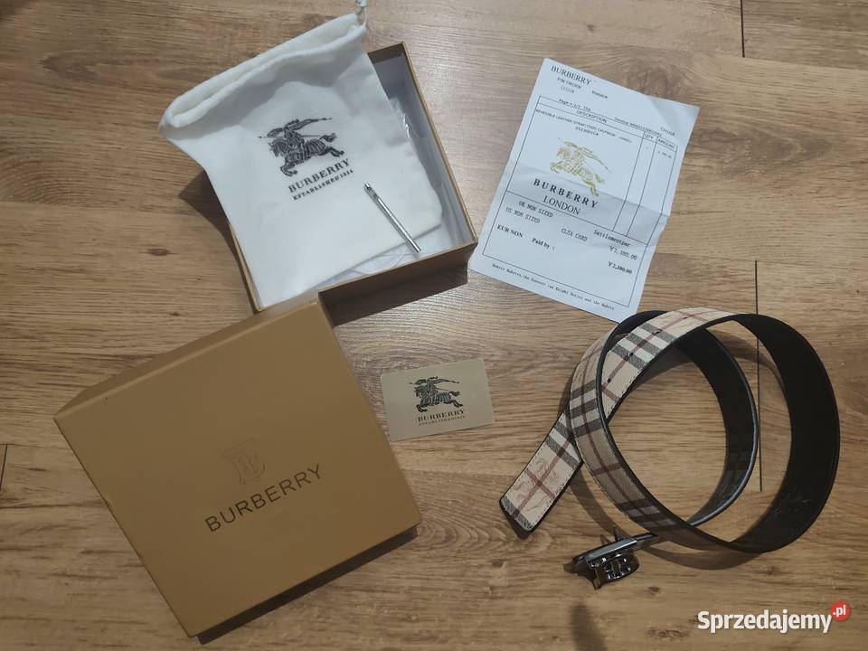 Pasek Burberry London Nowy Ostrzeszów