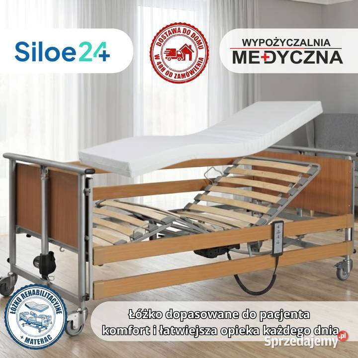Łóżko rehabilitacyjne Katowice MATERAC Wynajem i