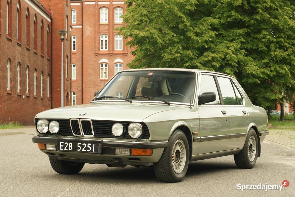 Bmw e28 525i m30 manual Klima wyposażona ładna Kołobrzeg