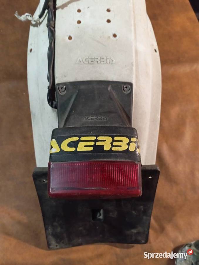 Acerbis błotnik tylny lampa enduro vintage retro sprzedam