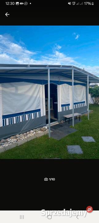 Przyczepa kempingowa z przedsionkiem transport Sieradz sprzedam