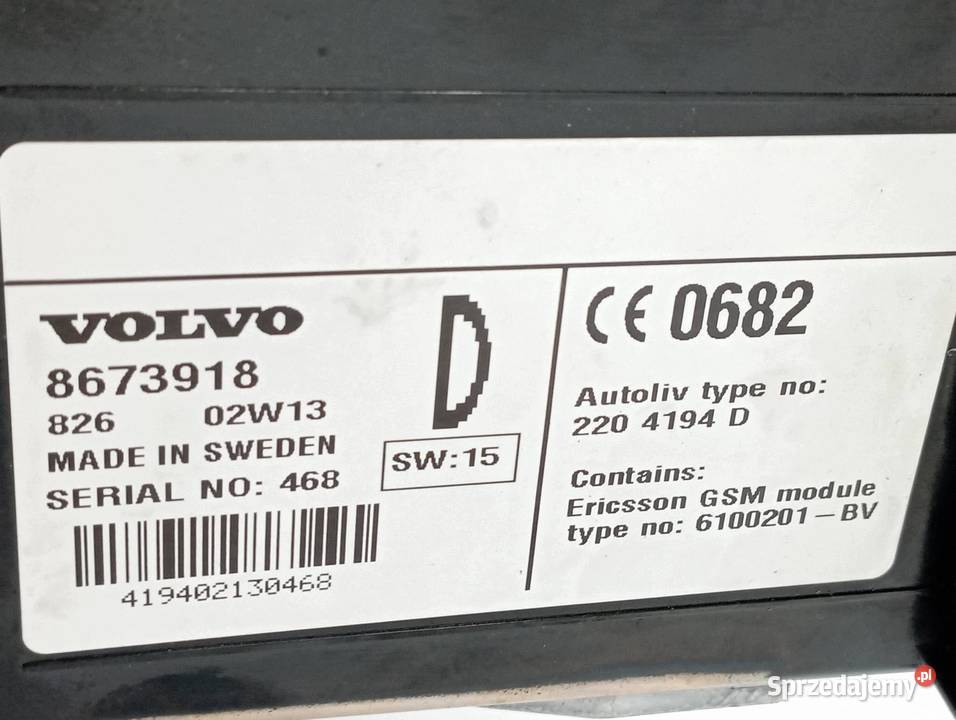 RADIO 30657638 Volvo S60 I 20002009