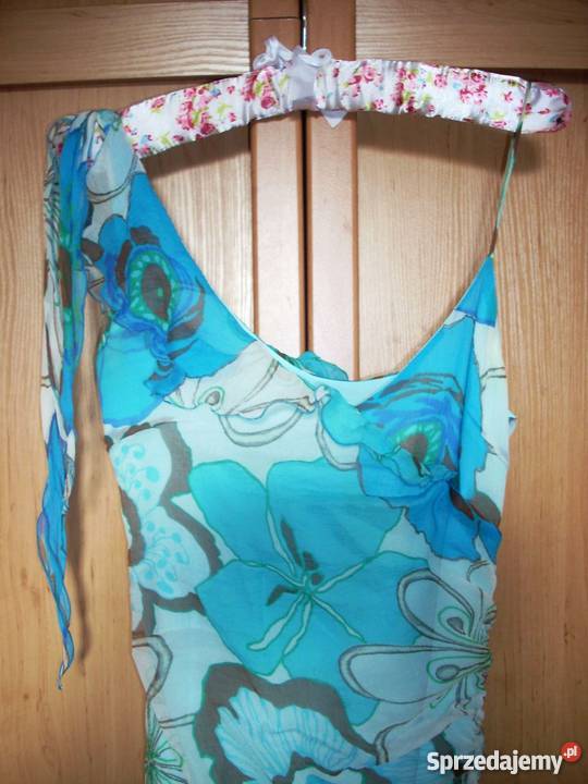 ZARA Jedwabna sukienka Falbanki 38 M Zara małopolskie Nowy Sącz