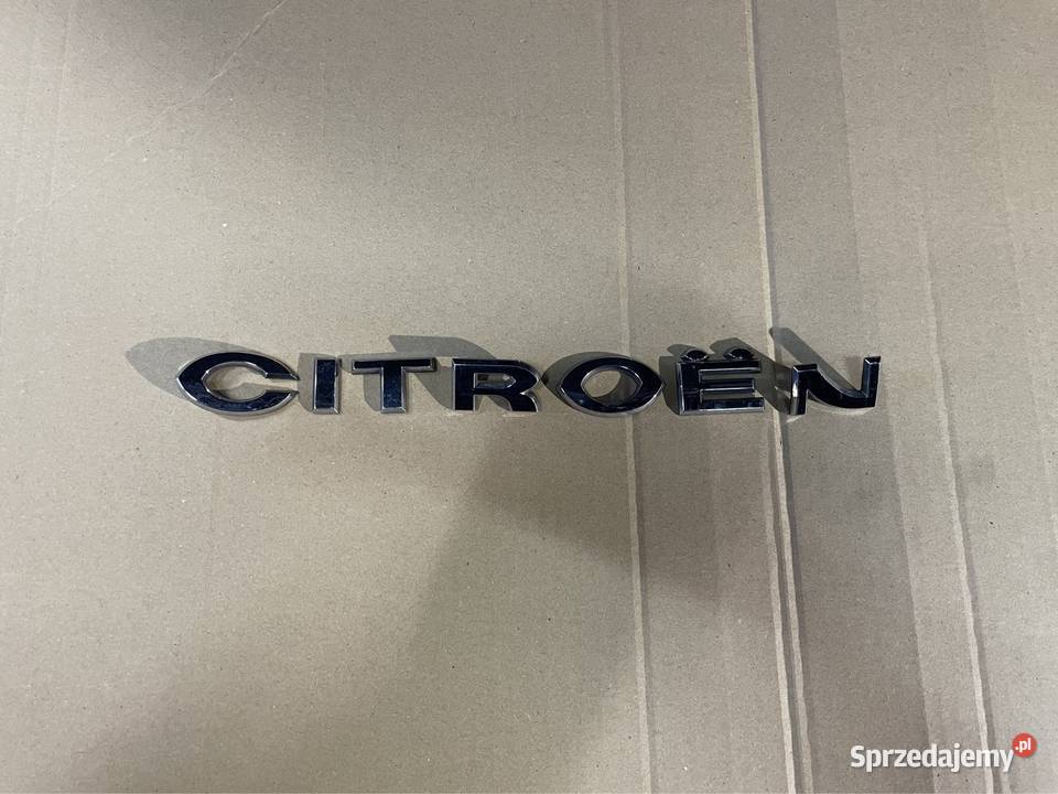 Napis emblemat znaczek citroen c5 II 2 Akcesoria samochodowe Szczecin sprzedam